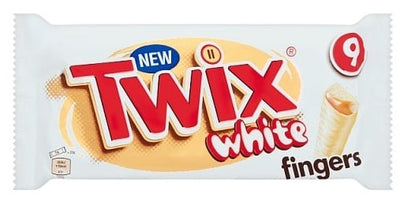 Twix - Chocolat blanc, paquet de 9, 180 grammes