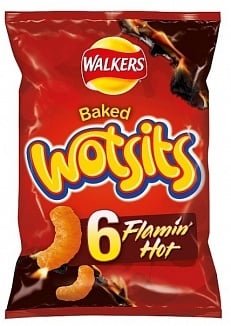 Wotsits - Flamin Hot 6er-Packung 96 Gramm