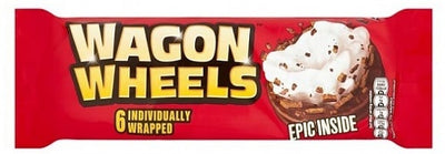 Burton's - Wagon Wheels, paquet de 6, 220 grammes