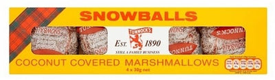 Tunnock's - Boules de neige, paquet de 4, 140 grammes