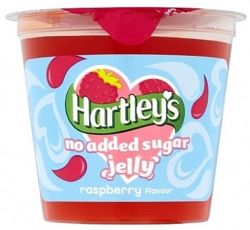 Hartley's - Himbeergelee ohne Zuckerzusatz, 115 Gramm