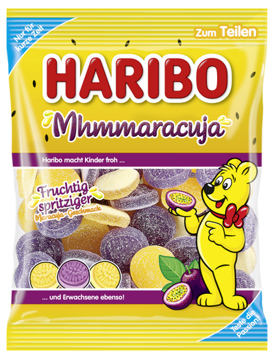 Haribo - Fruchtgummi Mhmmaracuja 160 Gramm
