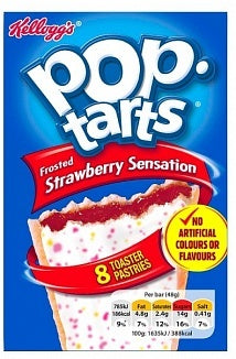 Kellogg's - Pop-Tarts Frosted Strawberry Sensation 384 Gramm