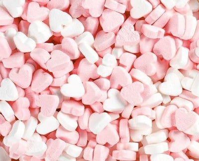 Fortune - Cœurs de menthe poivrée rose et blanche 1 kg