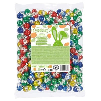 Excelcium - Eier Alu Milchcreme & Praline UTZ 750 Gramm