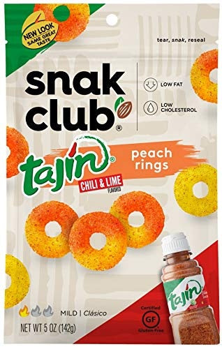 Snakclub - Tajin Peach Rings Chili & Lime 142 Grammes