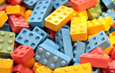 Candy Blox 500 Gram (Look a Like Lego Süßigkeiten)