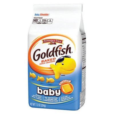 Goldfish - Baby Goldfish Cheddar Cracker 204 Gramm