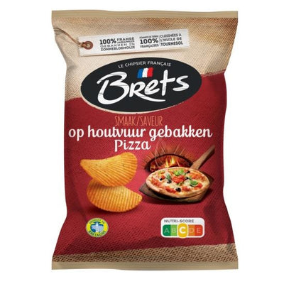 Brets - Op Houtvuur Gebakken Pizza Chips 125 Gram 10 Stück