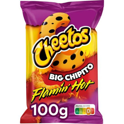 Cheetos - Big Cheetos Flaming Hot 110 grammes (produit UE)