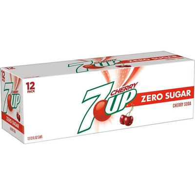 7UP - Cherry Zero Sugar 355ml 12 Dosen