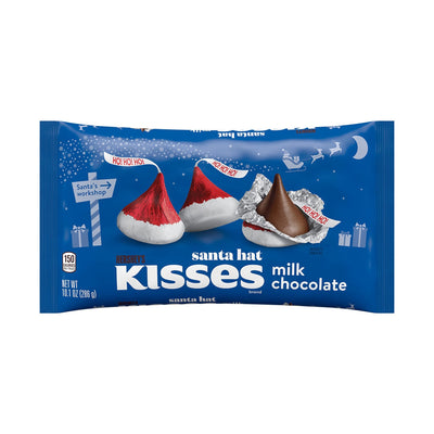 Hershey's - Santa Hat Kisses Milchschokolade 286 Gramm