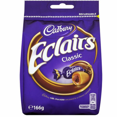 Cadbury - Éclairs au chocolat classiques 165,5 grammes