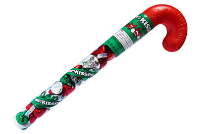 Hershey's - Kisses au chocolat au lait, cannes de Noël, 39 grammes