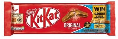 Nestlé - Kit Kat - Paquet de 9 barres originales de 186 grammes