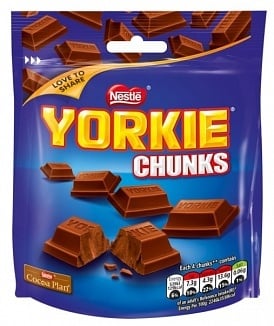 Nestlé - Yorkie Milchstückchen Beutel 100 Gramm
