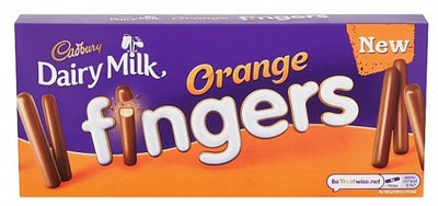 Cadbury - Orange Fingers 114 Gramm