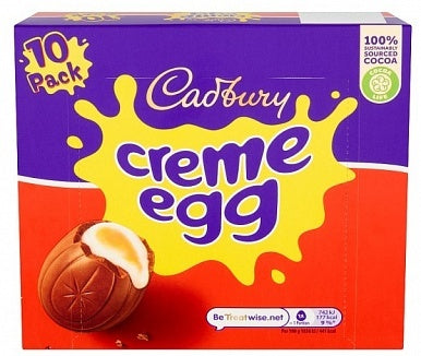 Cadbury - Œufs à la crème, paquet de 10, 400 grammes