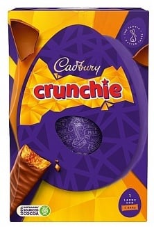 Cadbury Crunchie Großes Ei 190 Gramm