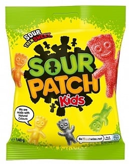 Saure Fruchtgummis - Kinder 140 Gramm