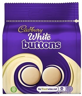 Cadbury - Boutons blancs 85 grammes