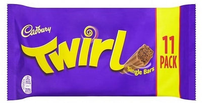 Cadbury - Twirl Schokoriegel 9er-Packung 237 Gramm