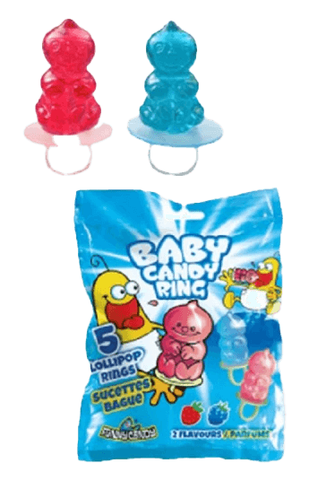 Baby-Süßigkeitenringe, 5er-Pack