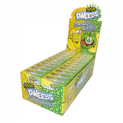 Dweebs - Sour Lemonade & Apple 45 Gram 24 Stück