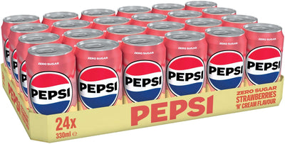 Pepsi - Strawberry Cream 330ml 24 Dosen