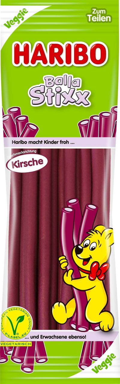 Haribo - Balla Stixx Kirsch Légumes 200 grammes