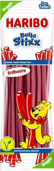 Haribo - Balla Stixx Erdbeere Veggie 200 Grammes