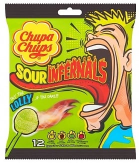 Chupa Chups - Infernals Lollipops Beutel 114 Gramm