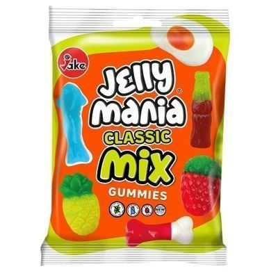 Jake - Jelly Mania Classic Mix 100 grammes (Halal)