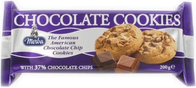 Merba - Biscuits au chocolat 200 grammes