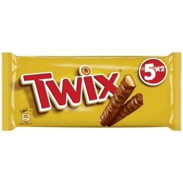 Twix - Paquet de 5 barres de 250 grammes