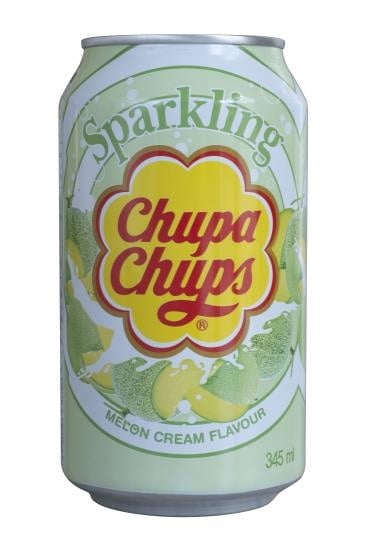 Chupa Chups - Boisson pétillante à la crème de melon 345 ml (importée de Corée)
