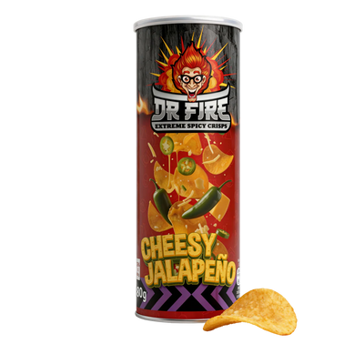 Dr. Fire - Crisps Cheesy Jalapeno 80 Gram