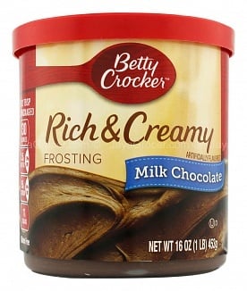 Glaçage au chocolat au lait Betty Crocker - 453 grammes