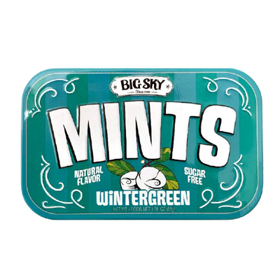 Big Sky - Minzpastillen - Wintergrün 50 Gramm