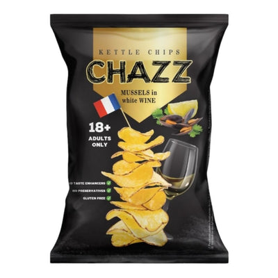 Chazz - Chips de pommes de terre aux moules et au vin blanc (18+) - 90 grammes