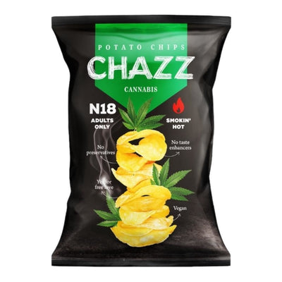 Chazz - Chips de pommes de terre au cannabis (chanvre et jalapeño) 18+ - 90 grammes