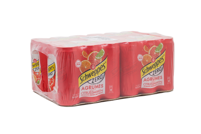 Schweppes - Agrumes Zero 330ml 24 Canettes