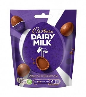 Cadbury - Mini œufs fourrés au lait Dairy Milk 77 grammes