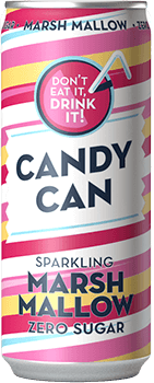 Candy Can – Sprudelnde Marshmallows ohne Zucker, 330 ml