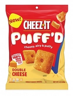 Cheez-It – Doppelt gepuffter Käse, 85 Gramm