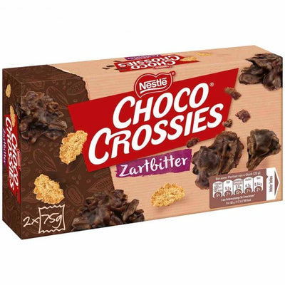 Nestle - Choco Crossies Zartbitter 150 Gramm