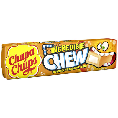 Chupa Chups - Bonbons à mâcher orange incroyables 45 grammes