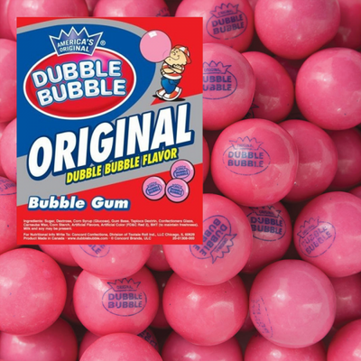 Dubble Bubble – Original, komplett pink, 1 Kilo