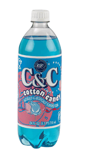 C&C Soda – Zuckerwatte-Flasche 710 ml