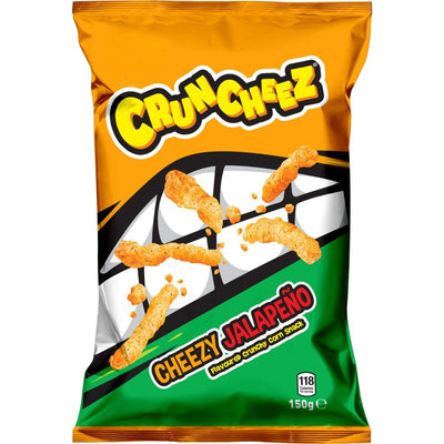 Cruncheez - Cheezy Jalapeno 150 Gramm
